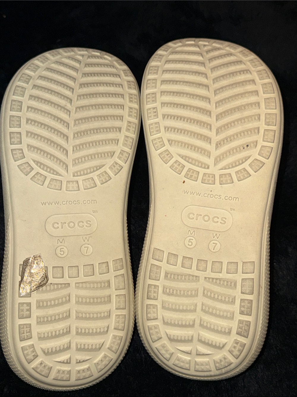 Crocs Classic Crush Sandals – Bone (W7/M5) - Picture 11 of 12